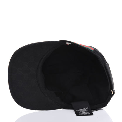 Gucci Monogram Web Baseball Hat M Black 5 of 8
