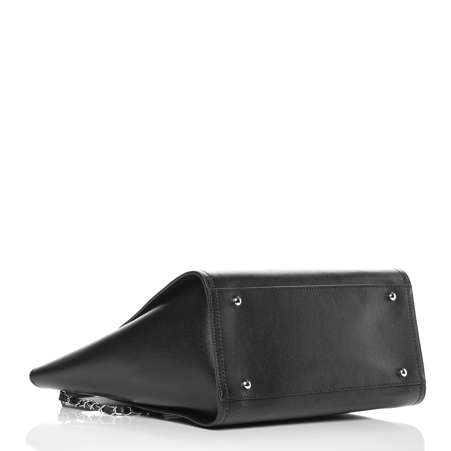 Chanel Caviar Small Studded Deauville Tote Black 5 of 10