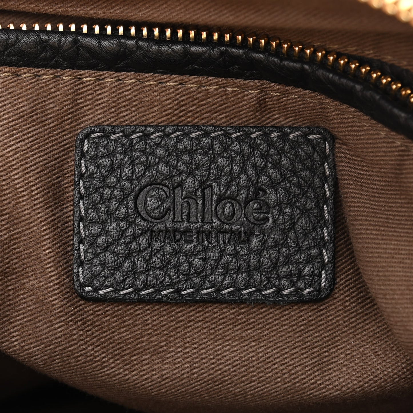 Calfskin Small Marcie Satchel Black