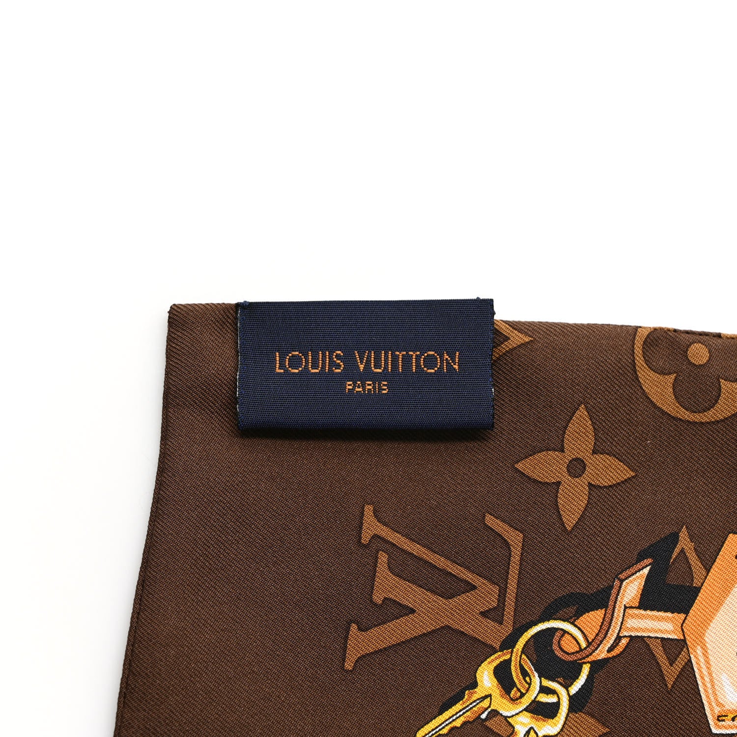 Louis Vuitton Silk Monogram Confidential Bandeau Brown 3 of 4