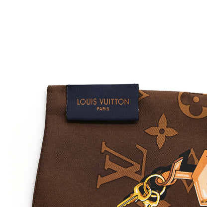 Louis Vuitton Silk Monogram Confidential Bandeau Brown 3 of 4