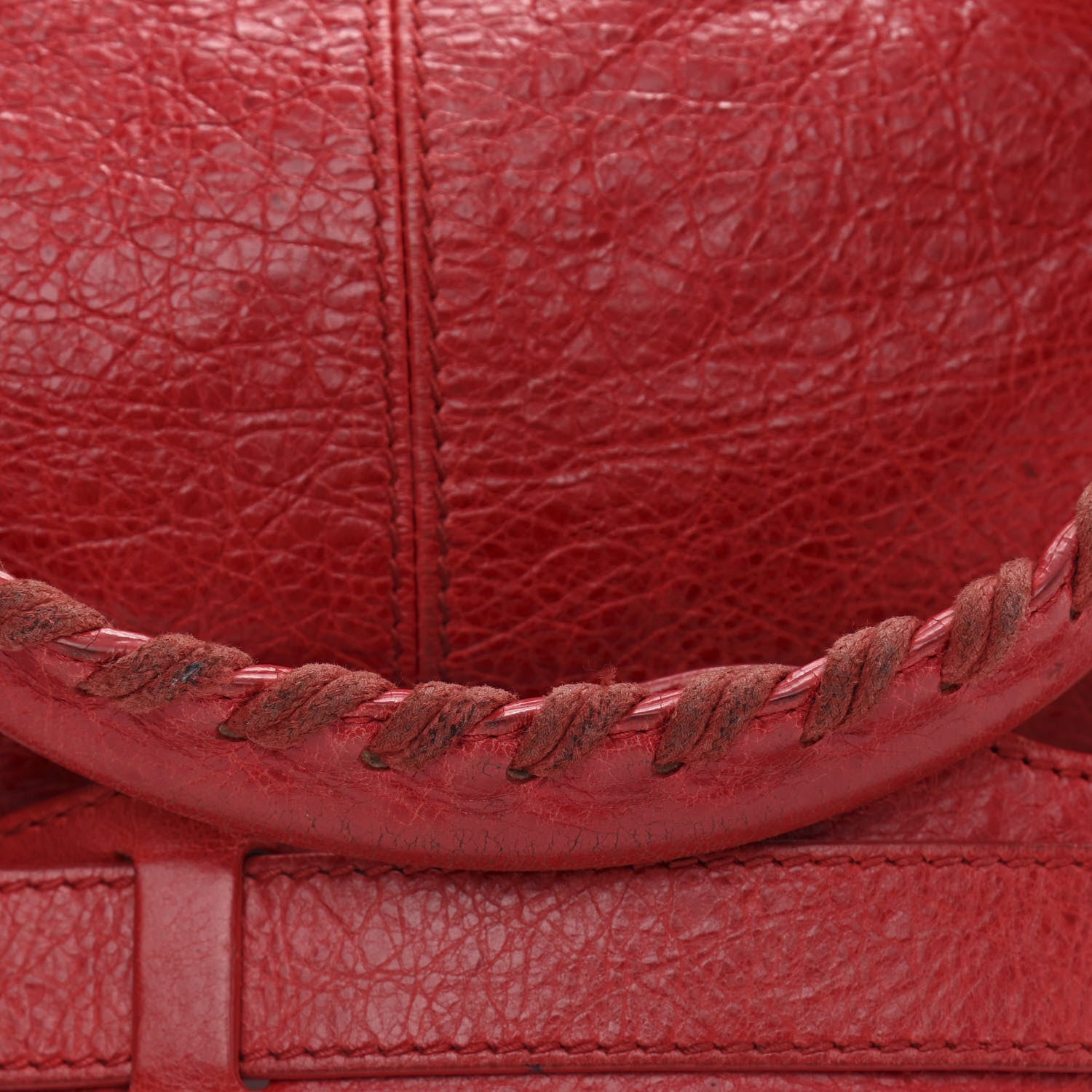 Balenciaga Agneau Arena Giant 12 Silver Hardware Part Time Coquelicot Rouge Coquelicot 12 of 17