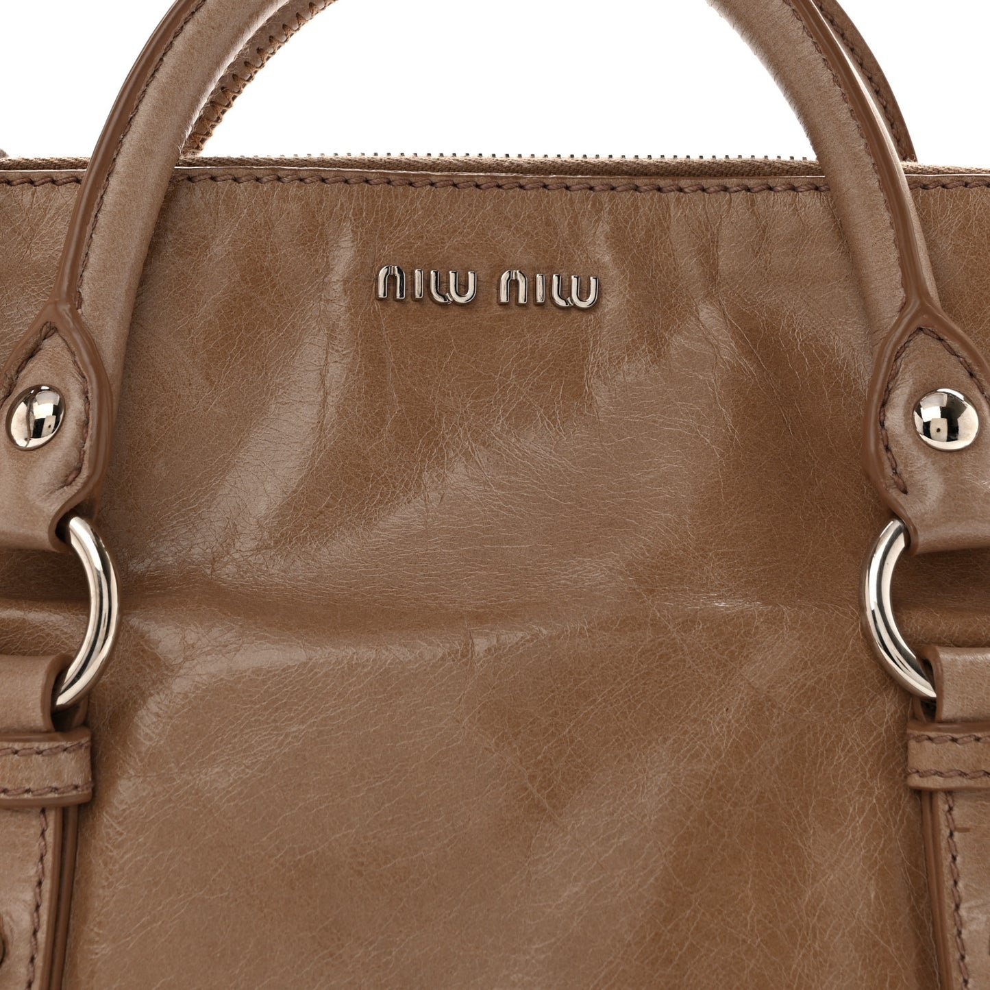 Vitello Lux Mini Bow Bag Cammeo