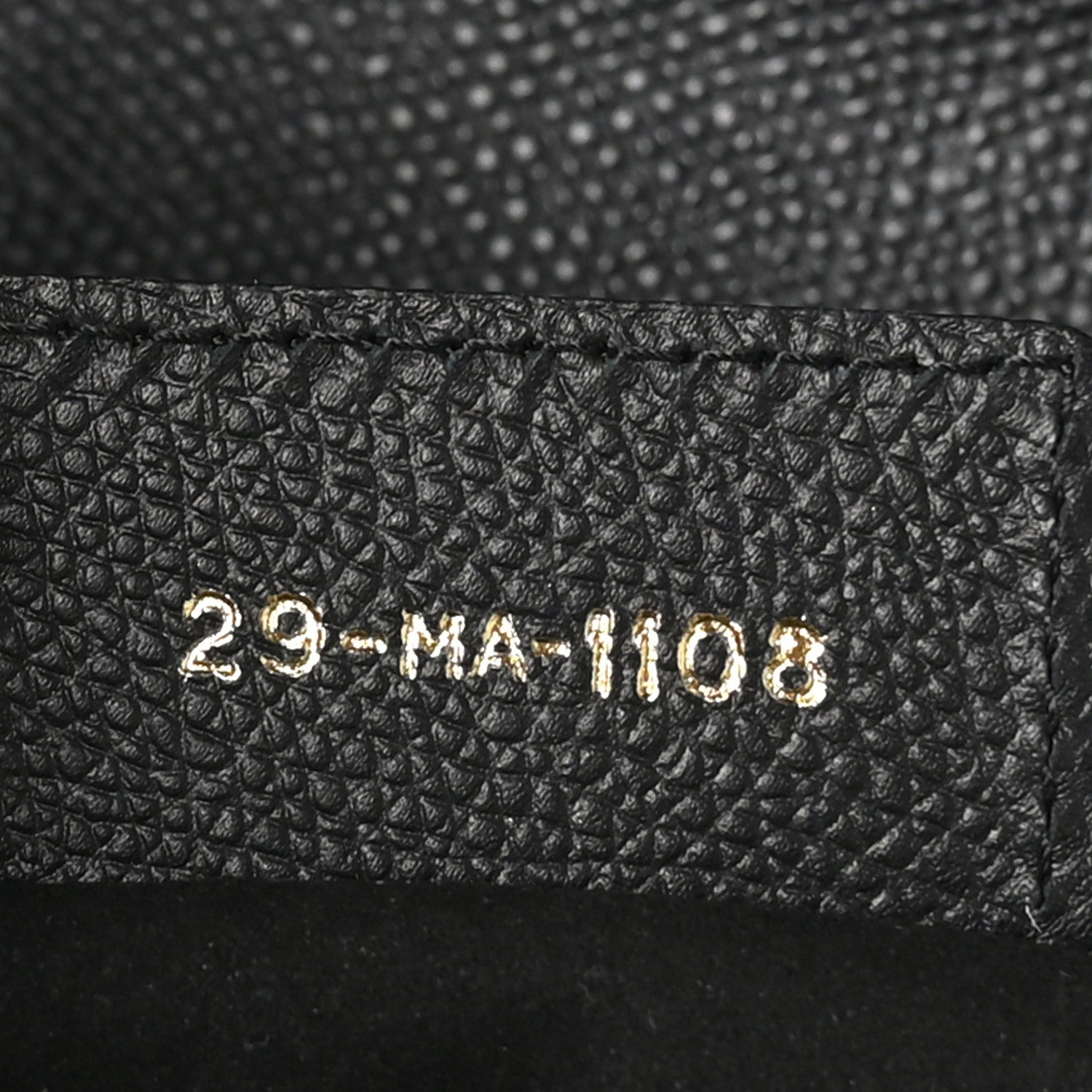 Christian Dior Grained Calfskin Saddle Bag Black 7 of 10