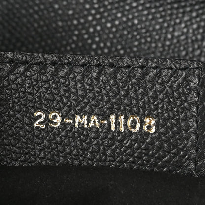 Christian Dior Grained Calfskin Saddle Bag Black 7 of 10