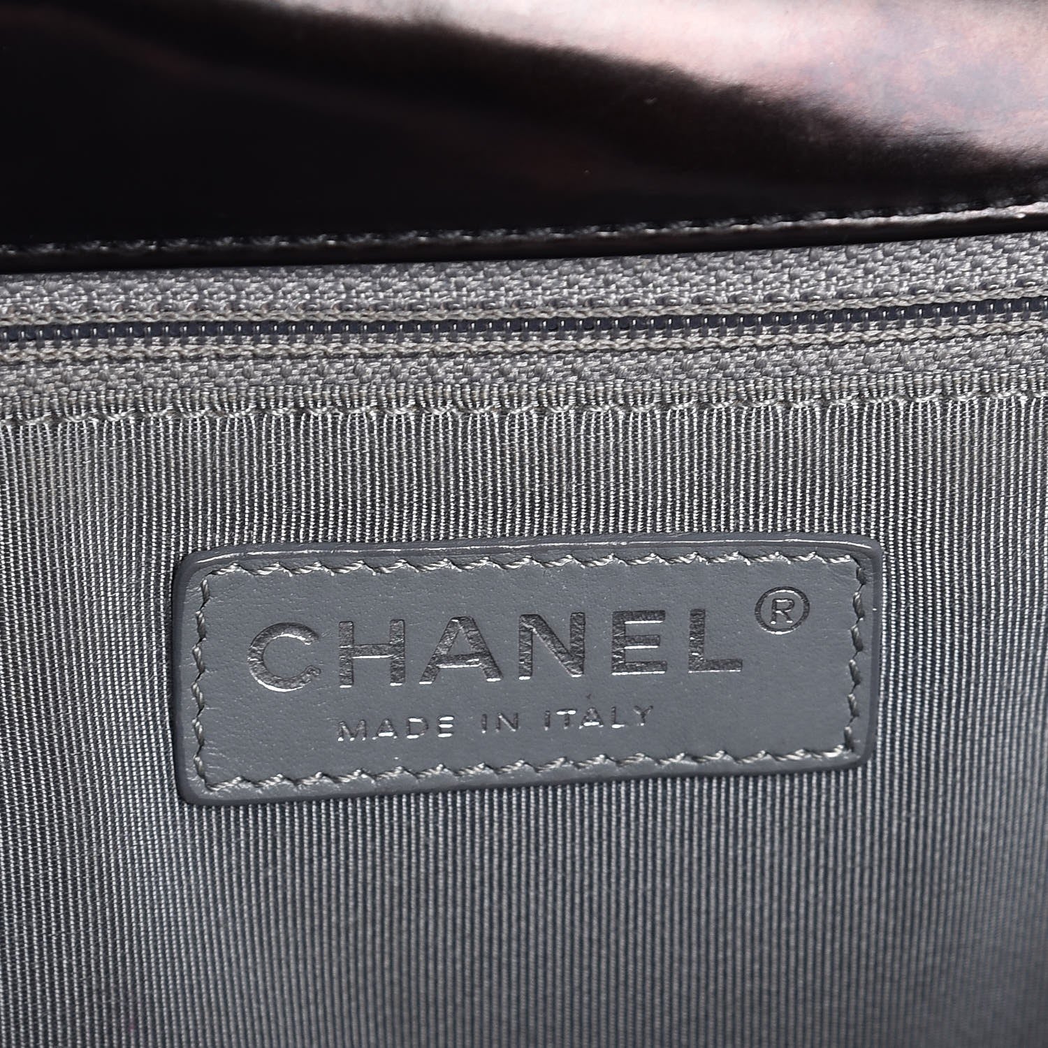 Chanel Glazed Calfskin Large Boy Flap Black 6 of 10