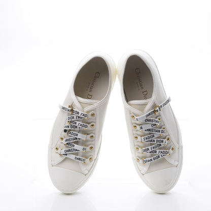 Christian Dior Canvas Walk'n Dior Low Top Sneakers 38 White 5 of 10