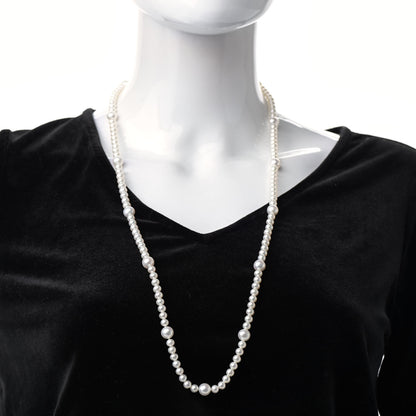 Tiffany Sterling Silver Ziegfeld Pearl Long Necklace 30" 2 of 6