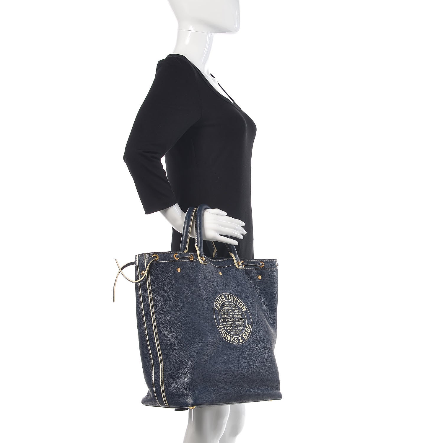 Louis Vuitton Tobago Trunks and Bags Shoe Bag Blue 2 of 11
