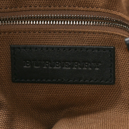 Burberry Grainy Calfskin House Check Medium Maidstone Black 6 of 8