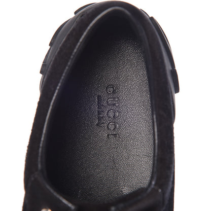 Gucci Softy Tek Suede Womens Low Top Sneakers 39.5 Black 6 of 10