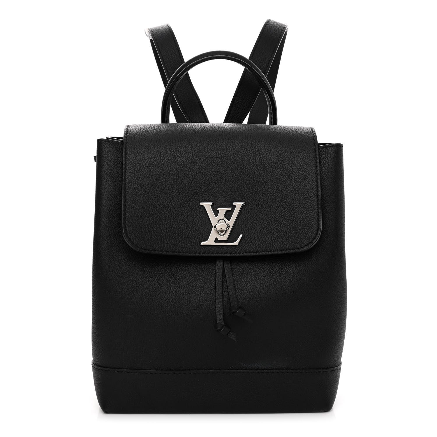 Louis Vuitton Calfskin Lockme Backpack Black 1 of 12