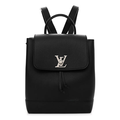 Louis Vuitton Calfskin Lockme Backpack Black 1 of 12