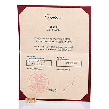 Cartier 18K Yellow Gold 5.5mm LOVE Ring 53 6.25 5 of 5