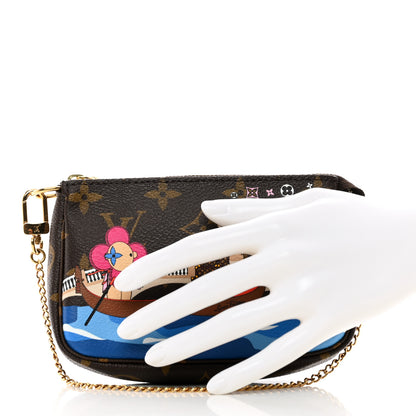 Louis Vuitton Monogram 2019 Christmas Animation Mini Venice Pochette Accessories Blue 2 of 7