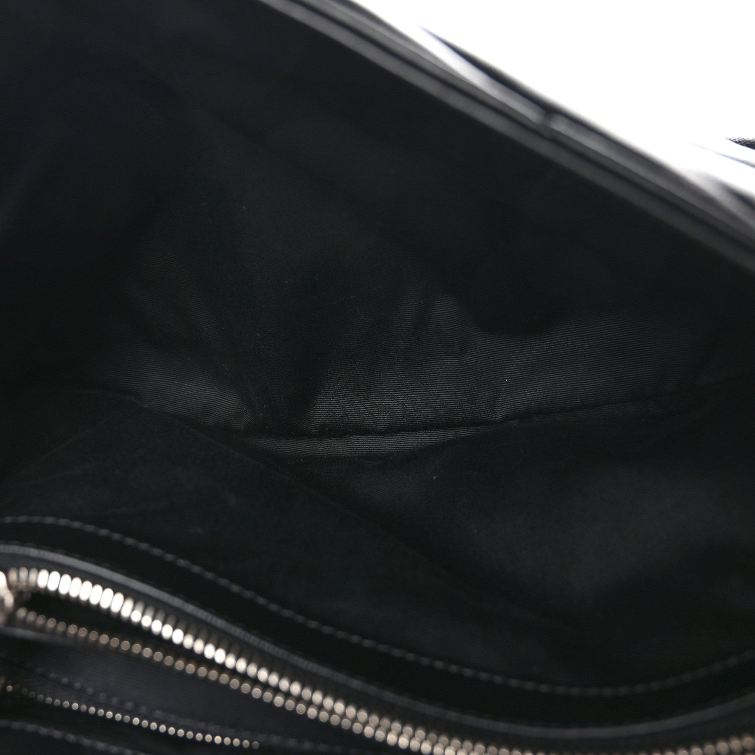 Saint Laurent Calfskin Y Quilted Monogram Medium Loulou Chain Satchel Black 5 of 12