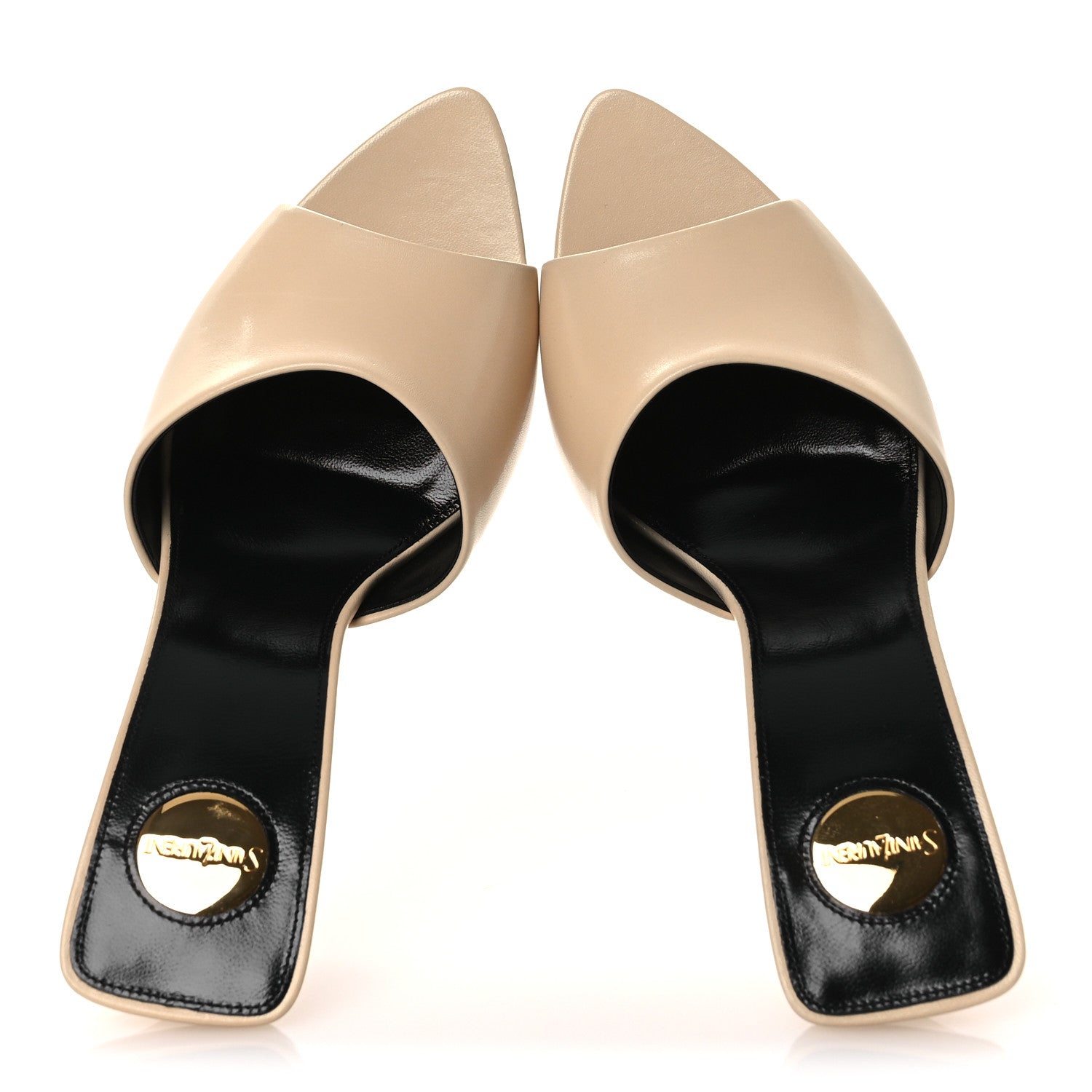 Saint Laurent Smooth Calfskin Romy 90 Sandals 39 Soft White 2 of 11