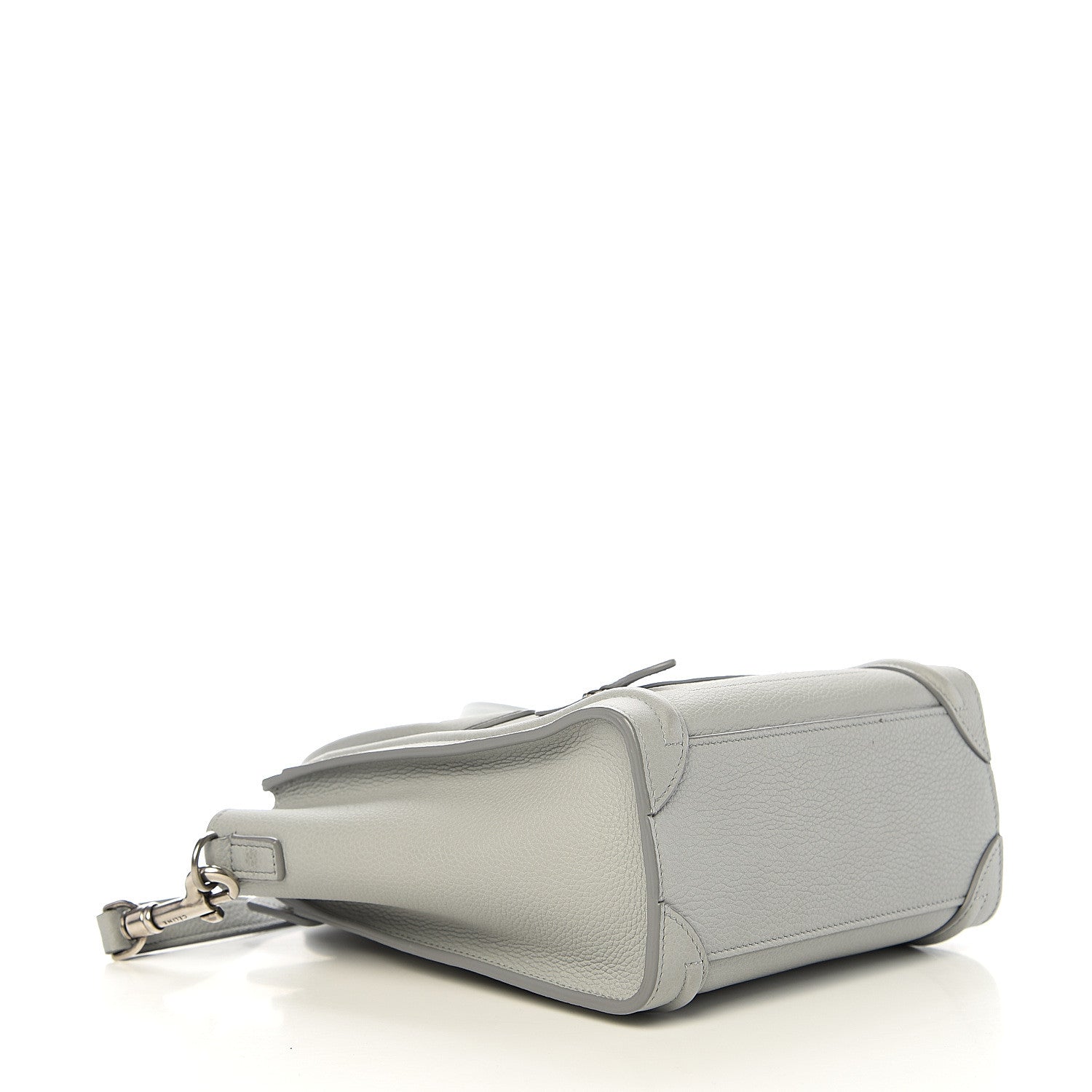 Celine Drummed Calfskin Nano Luggage Lune 3 of 11