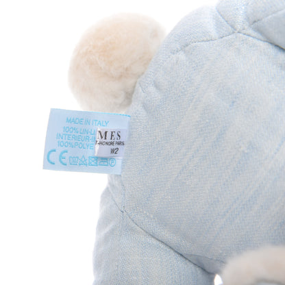 Hermes Linen Baby Hermy Plush Toy Bleu Glacier 6 of 6