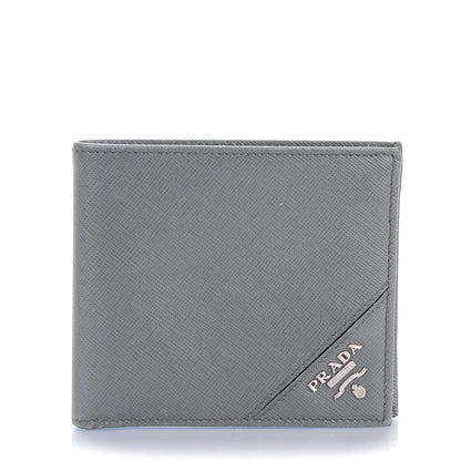 Prada Saffiano Orizzontale Wallet Grey 1 of 8