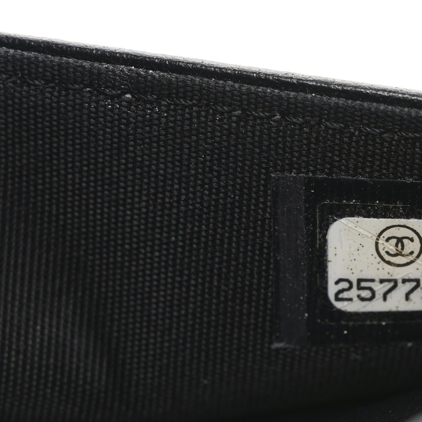 Caviar Quilted Boy Wallet On Chain WOC Black