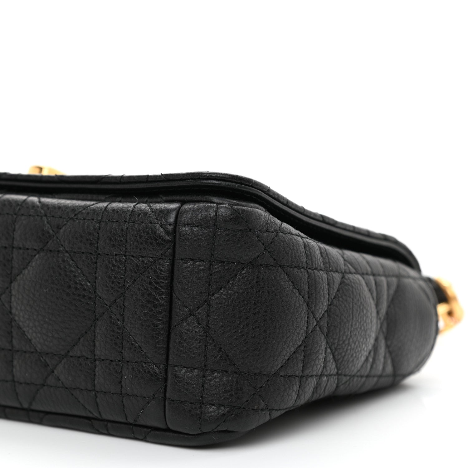 Christian Dior Calfskin Cannage Small Caro Bag Black 8 of 8