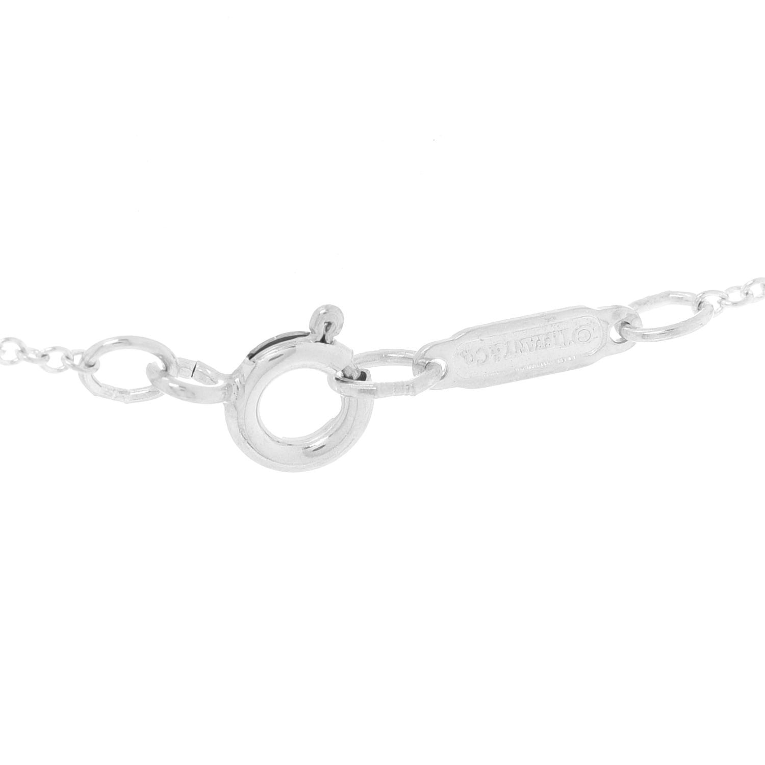 Tiffany Sterling Silver Smoky Quartz Sparklers Pendant Necklace 5 of 6