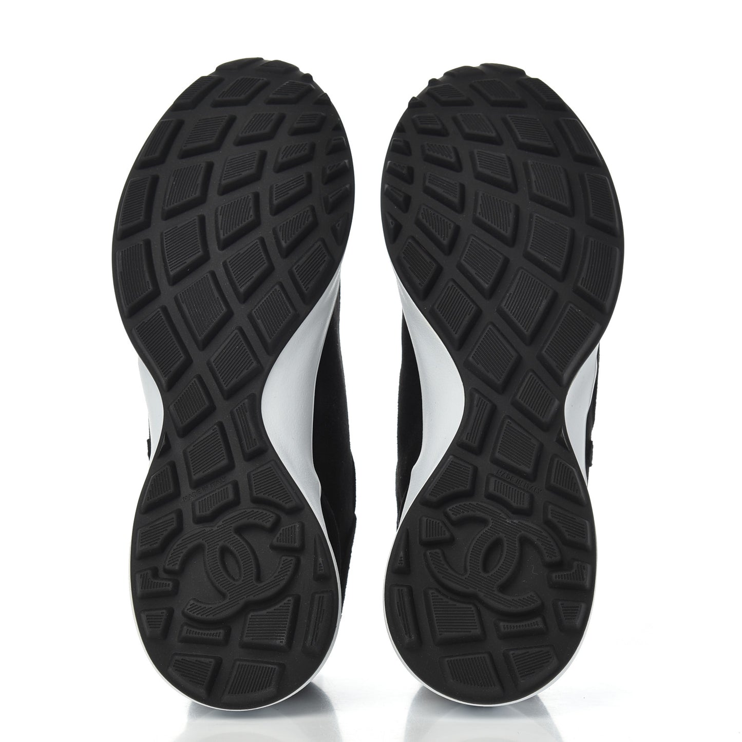 Suede Goatskin CC Sneakers 39.5 Black