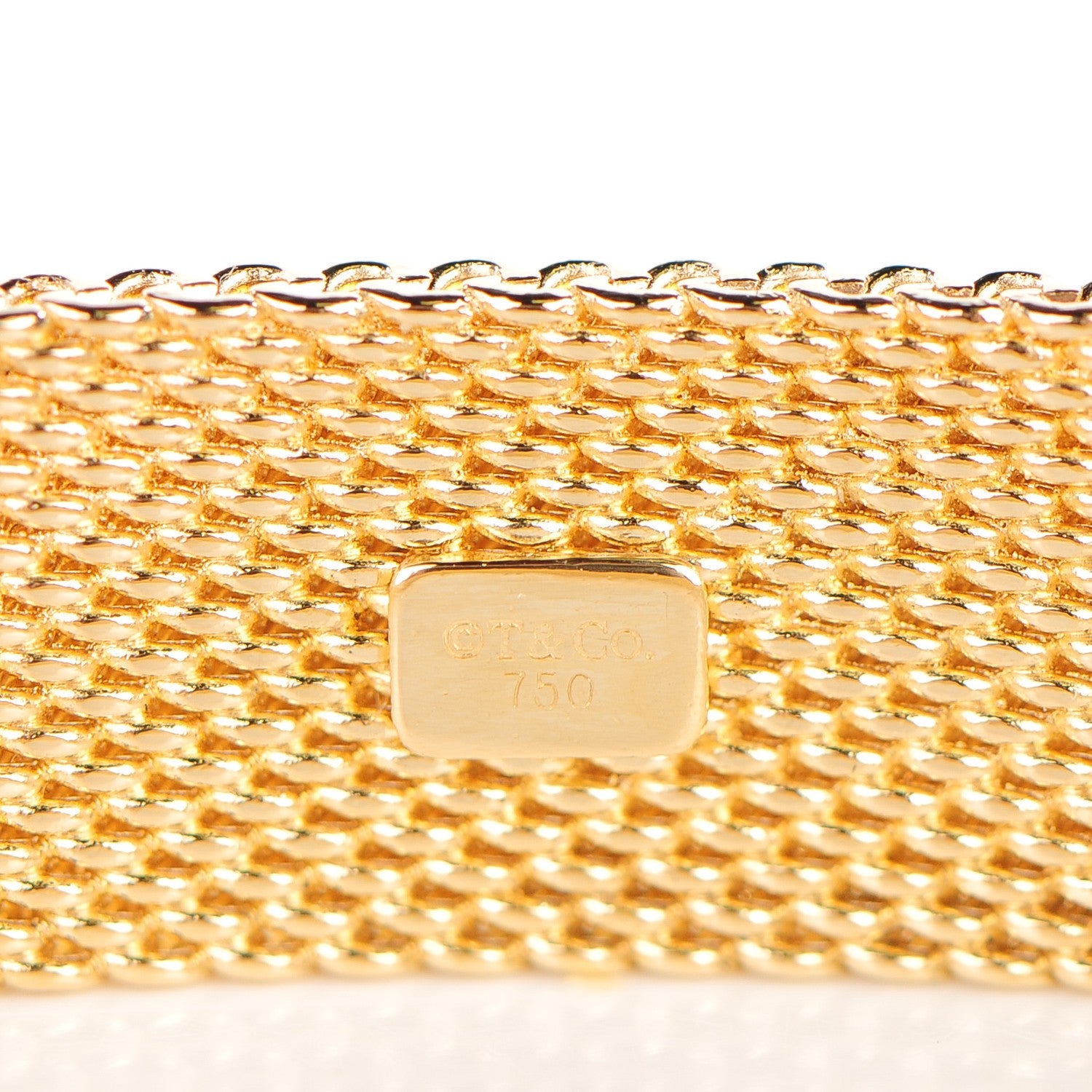 Tiffany 18K Yellow Gold Somerset Bangle 4 of 5