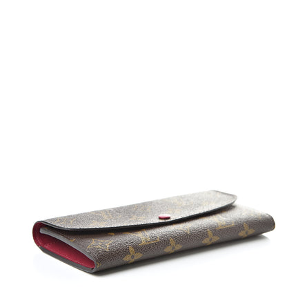 Louis Vuitton Monogram Emilie Wallet Fuchsia 4 of 8