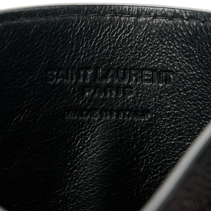 Saint Laurent Grain De Poudre Uptown Chain Wallet Black 9 of 14