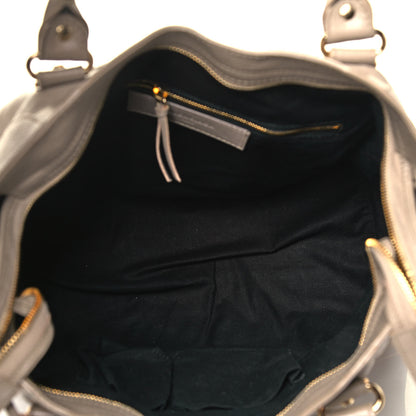 Balenciaga Chevre Gold Metallic Edge Hardware Velo Beige Dune Argille 4 of 8