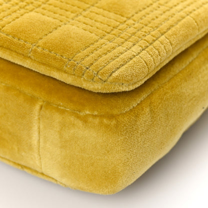 Burberry Velvet Quilted Mini Lola Bag Yellow 8 of 8