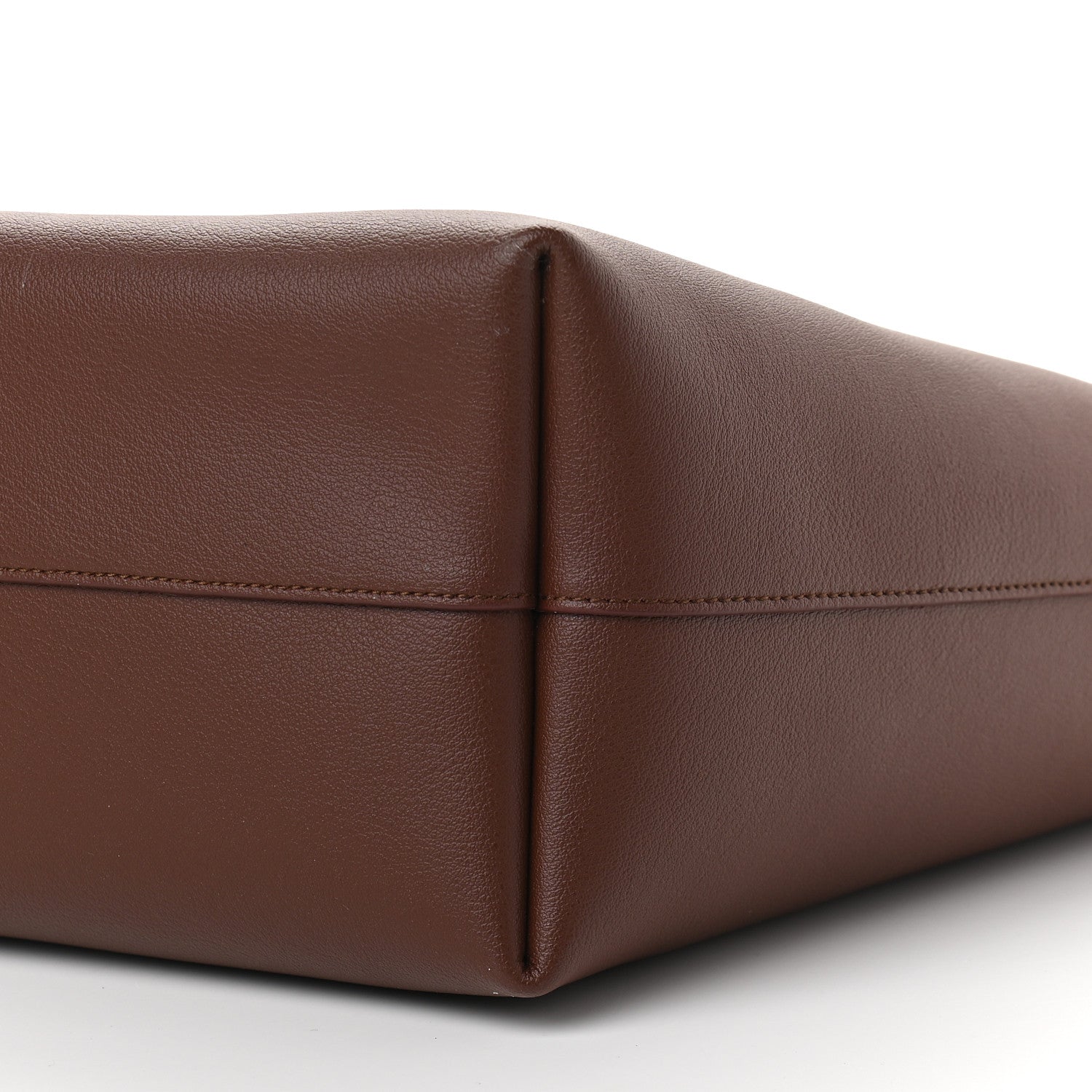 Saint Laurent Calfskin Large Shopping Tote Old Brandy 10 of 10