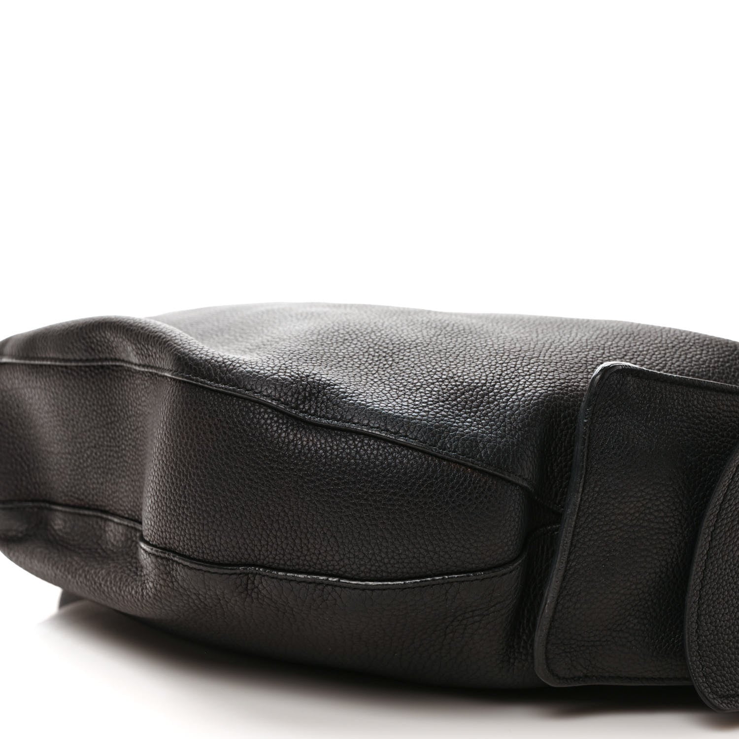 Salvatore Ferragamo Grained Calfskin Hobo Black 8 of 10