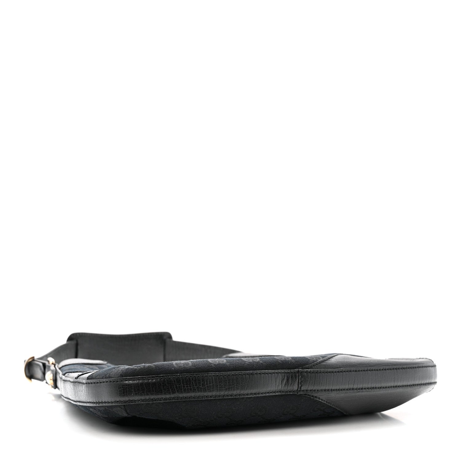 Gucci Monogram Web Hasler Hobo Black 4 of 12