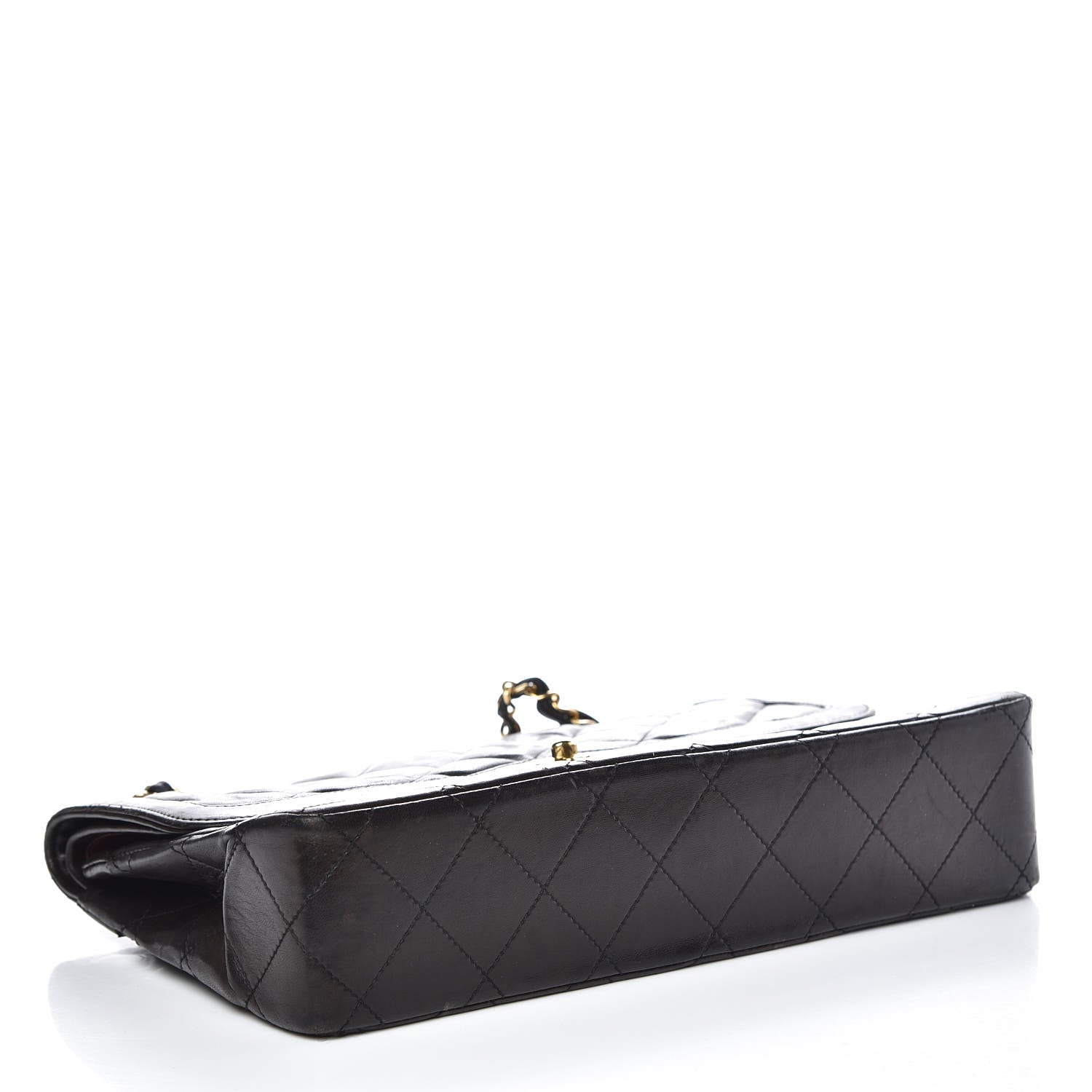 Chanel Lambskin Quilted Medium Double Flap Black 4 of 11