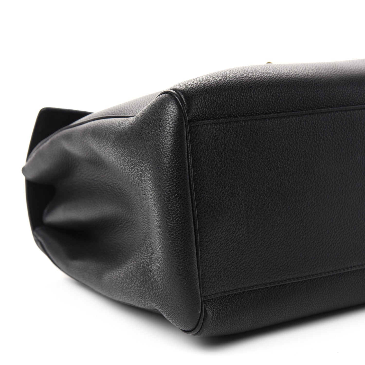 Celine Supple Grained Calfskin Medium Soft 16 Bag Black 8 of 10