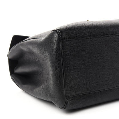 Celine Supple Grained Calfskin Medium Soft 16 Bag Black 8 of 10