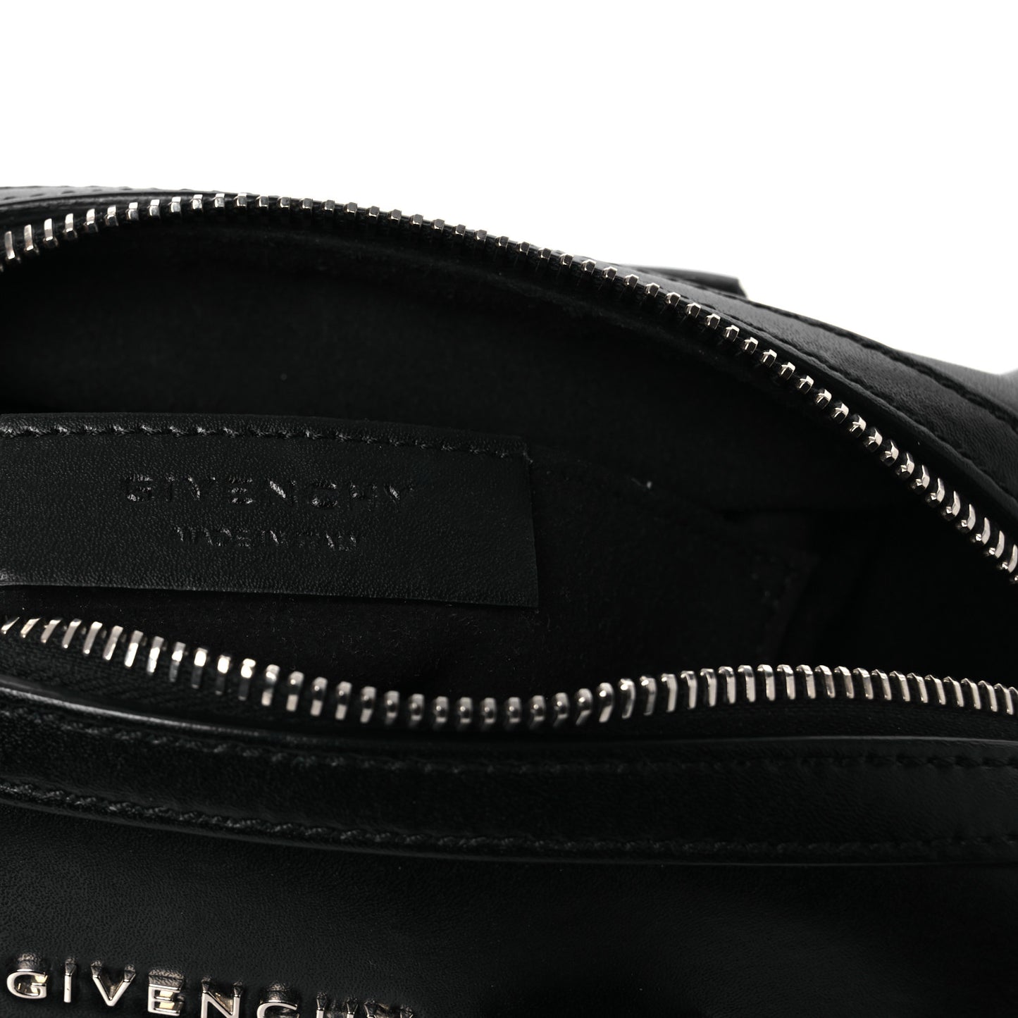 Calfskin Star Micro Lucrezia Black Silver