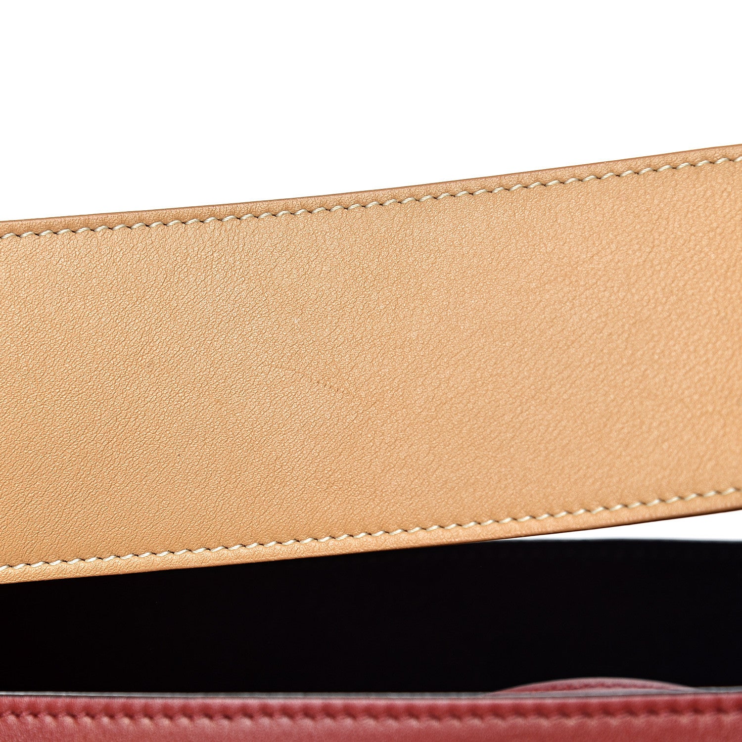 Celine Shiny Smooth Calfskin Small Twisted Cabas Dark Ruby Navy 15 of 15