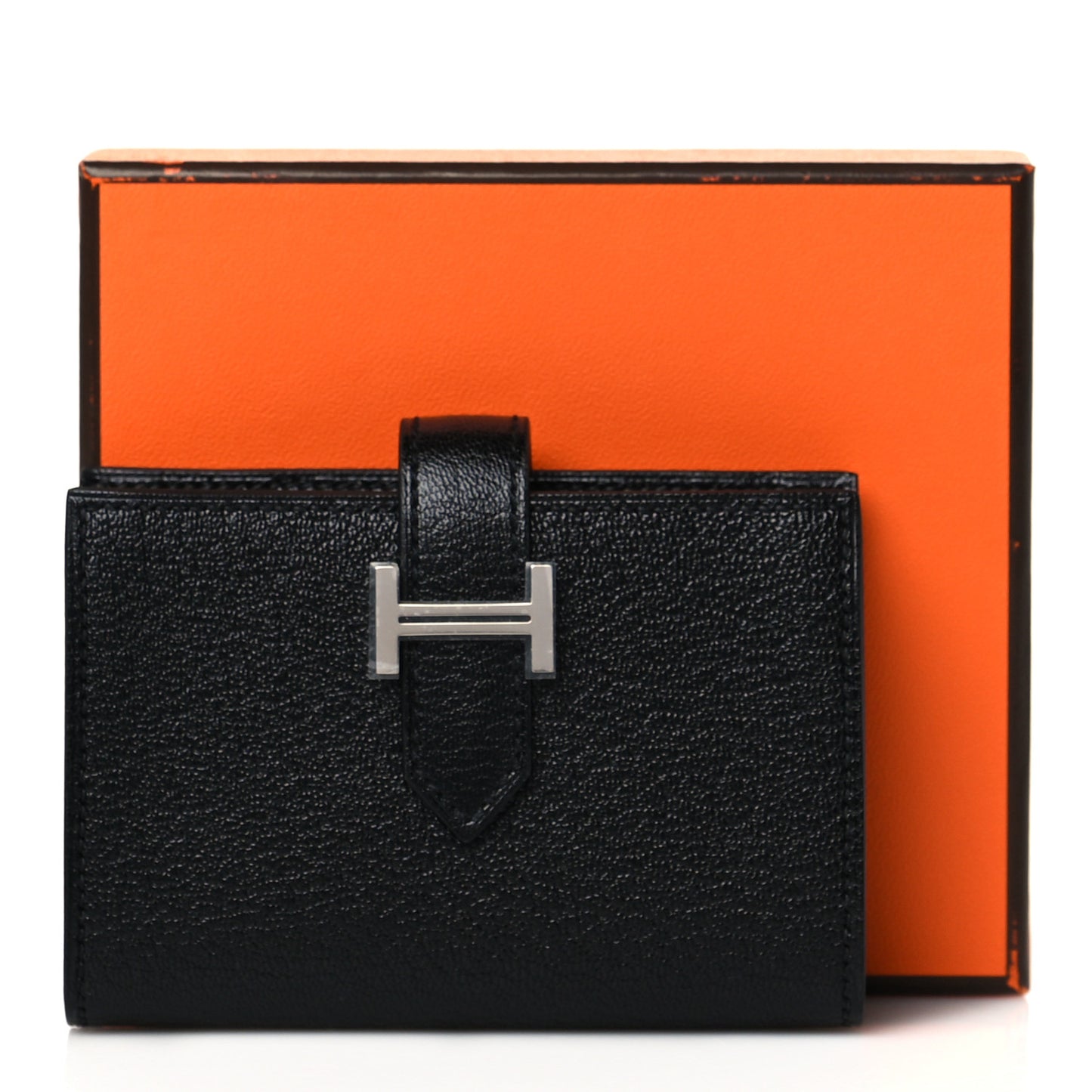 Chevre Mysore Mini Bearn Wallet Black