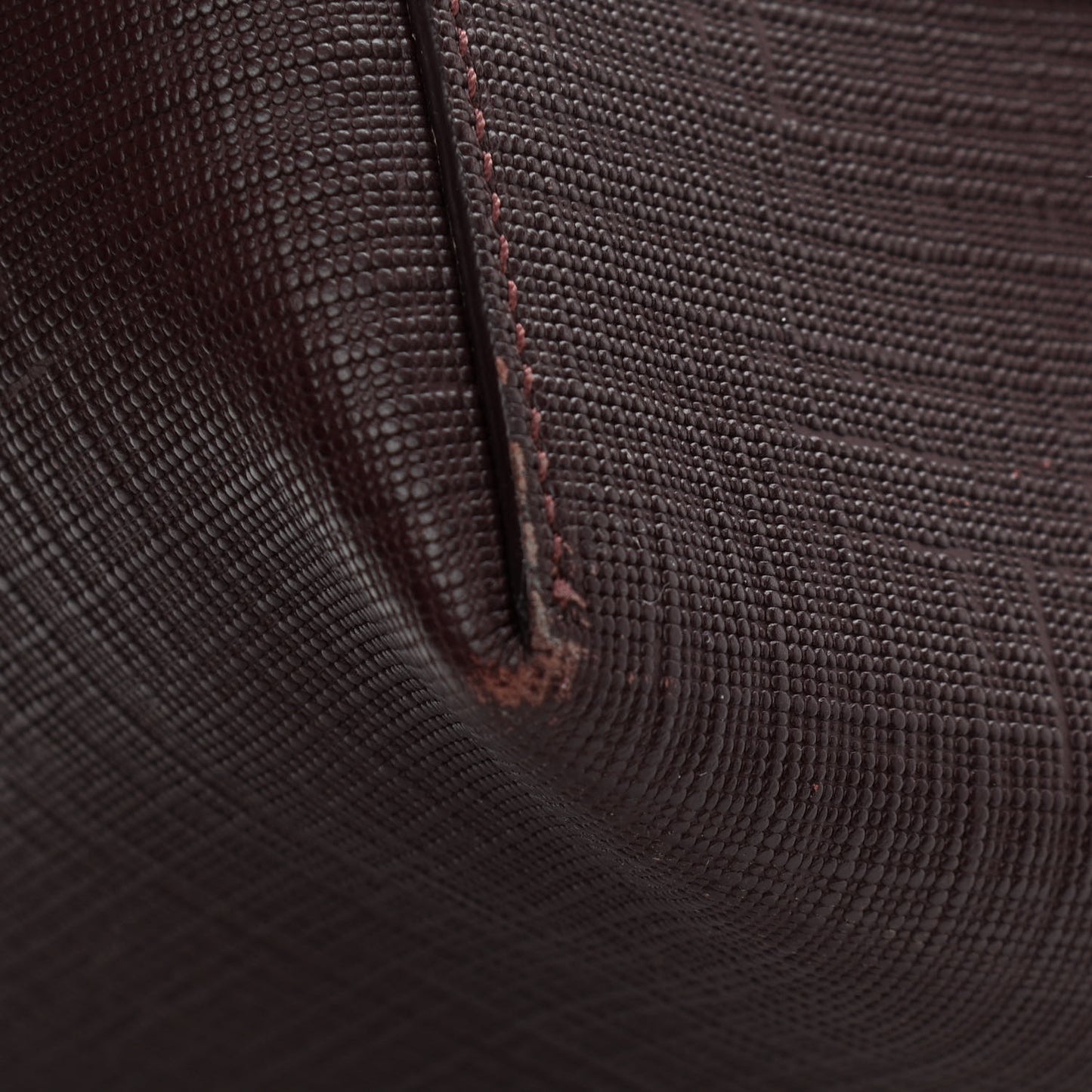 Saffiano Shopper Tote Burgundy