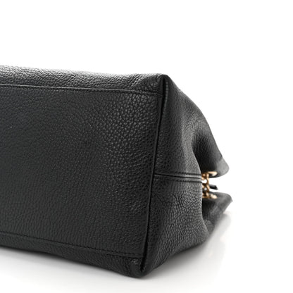 Gucci Pebbled Calfskin Medium Soho Chain Shoulder Bag Black 10 of 11