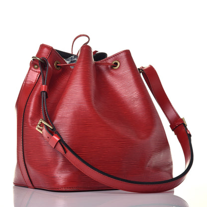 Louis Vuitton Epi Petit Noe Castillan Red 3 of 10
