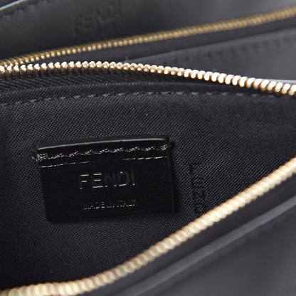 Fendi Vitello Century Opaco F is Fendi Bi-Color Triplette Pouch Set Black 8 of 10