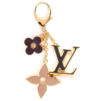Louis Vuitton Fleur De Monogram Bag Charm Dore 1 of 5