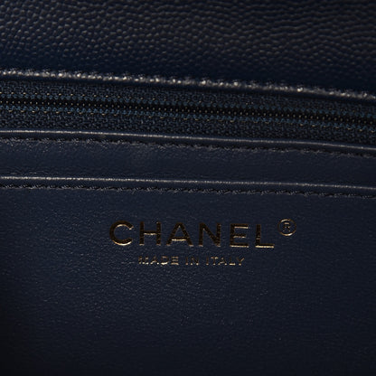 Chanel Caviar Quilted Mini Rectangular Flap Navy 6 of 7