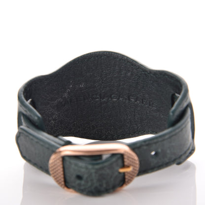 Balenciaga Agneau Arena Giant 12 Rose Gold Hardware Bracelet Poker Fonce 4 of 4