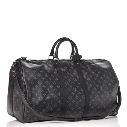 Louis Vuitton Monogram Eclipse Keepall Bandouliere 55 3 of 11